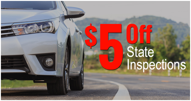 $5 off State Inspections